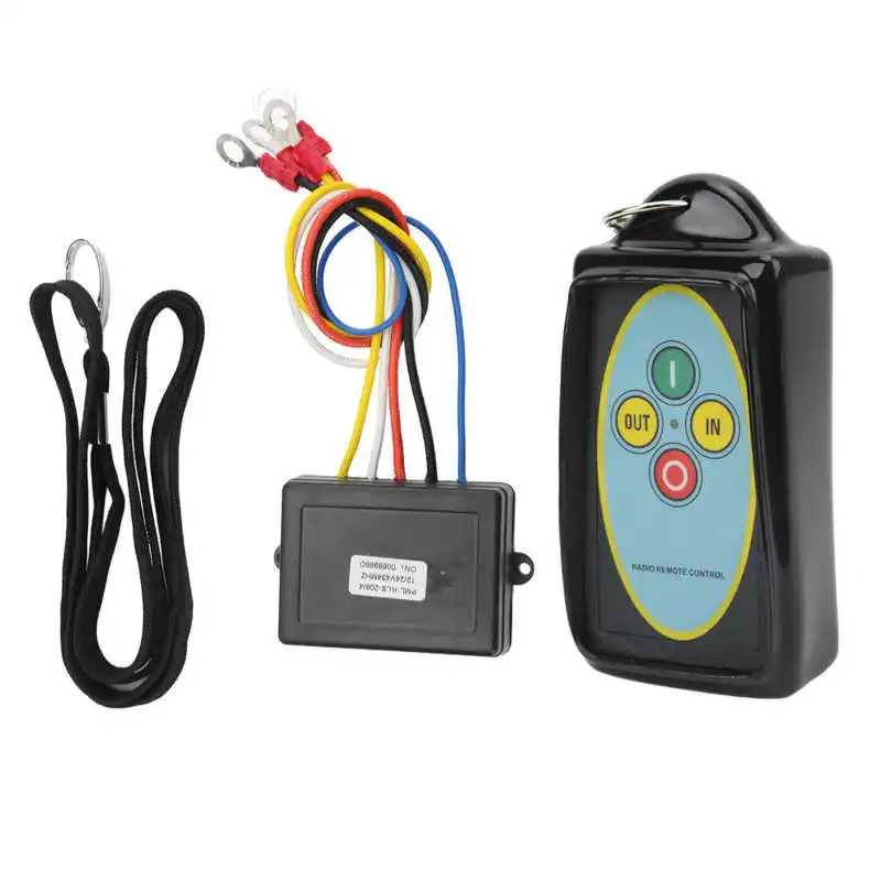 Wireless Winch Remote Control Kit 12V 24V 75ft Long Range 434MHZ for Tuff Stuff Recovery Winches