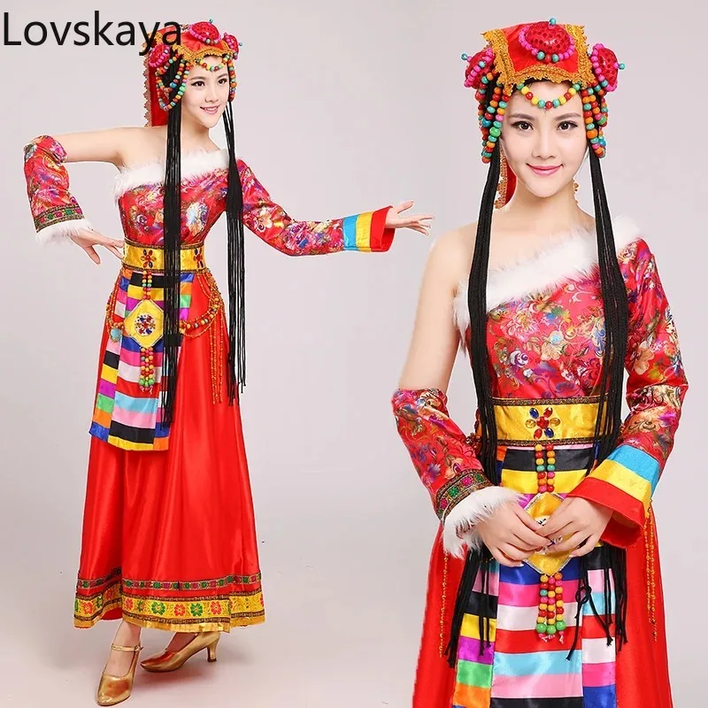 Costumi Di Spettacoli Di Danza Mongola Costumi Di Danza Cinese Costumi Nazionali Tradizionali Cinesi