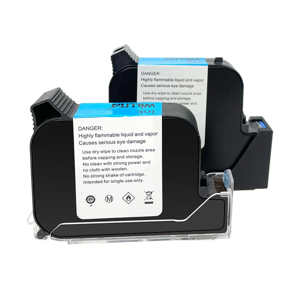 Cartucho de Tinta Handheld Seco Rápido Compatível 2588 Js12 2580 Cartucho Solvente de 12.7 mm Eco das Impressoras para Nenhumas Impressoras Cifradas - Imagem 3