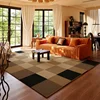 American Retro Rugs for Bedroom Soft Non-slip Lounge Rug Large Area Washable Living Room Decoration Rectangular Plaid Floor Mat 4