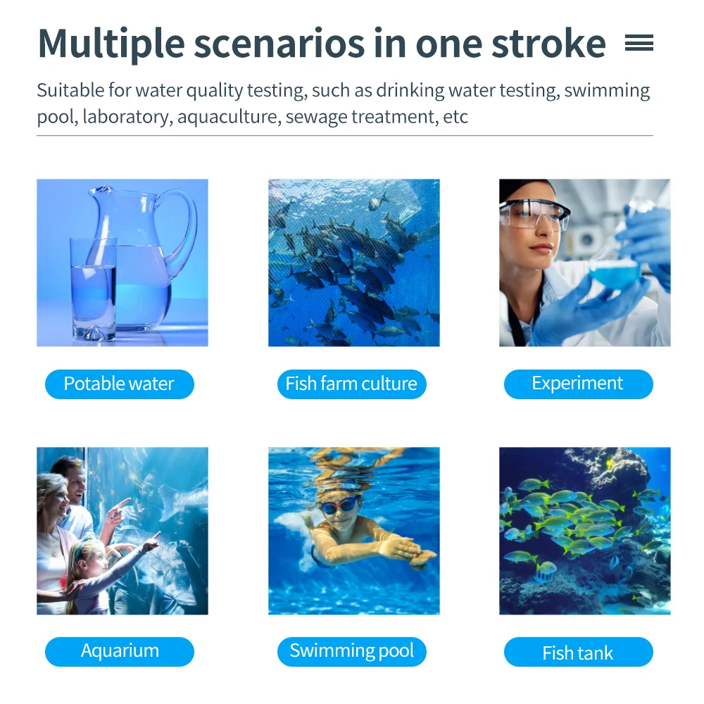 Sa4102d7c6a7540c3ad04220070e9159ao 5 in 1 Chlorine Meter Pen Water Quality Detector PH, H2, ORP TEMP CL2 Tester Multi-function Spa Swimming Pool Chlorine Monitor Mallzona