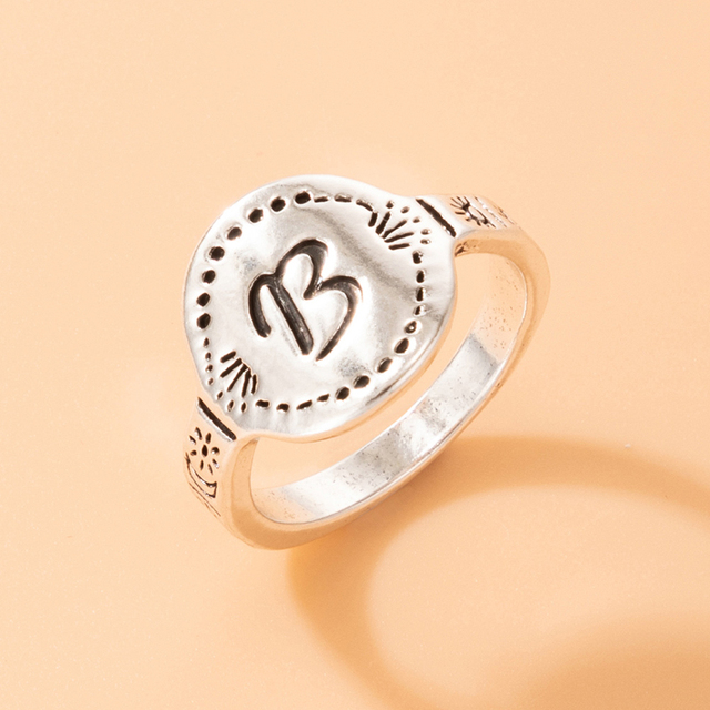 Vintage Cattle Ring for Women Creative Eagle Silver Color Alloy Finger Rings Girls Birthday Party Jewelry Accessories
