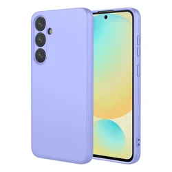 Durable Liquid Silicone TPU Protective Back Cover - Galaxy A56 (Purple)