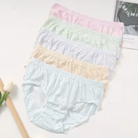 Shorts Underpants Women's Pure Cotton Breathable Mid-aged Elderly Briefs For Mothers