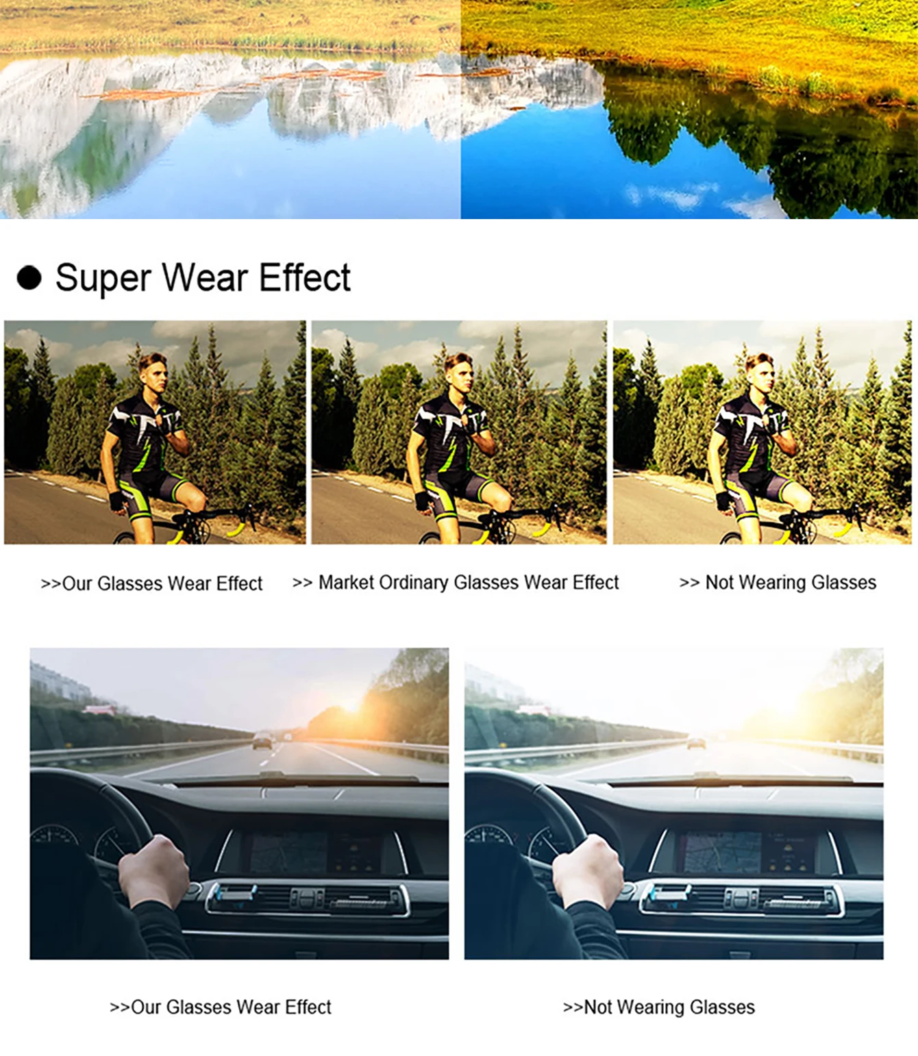 Solbriller hvilende på en cykelhjelm