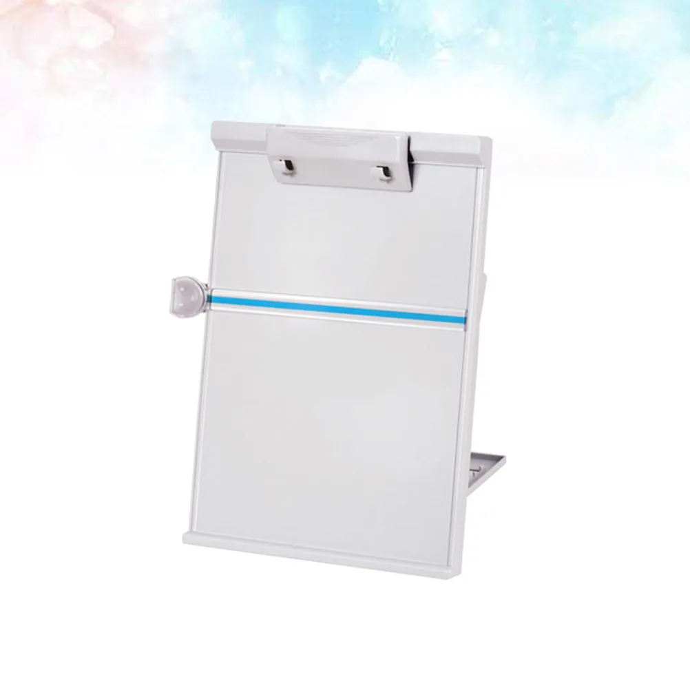 1Pcs 조정 가능한 독서대 ABS 플라스틱 문서 홀더 음악 점수 책 홀더 독서실을 위한 안정적이고 견고한 책상 스탠드