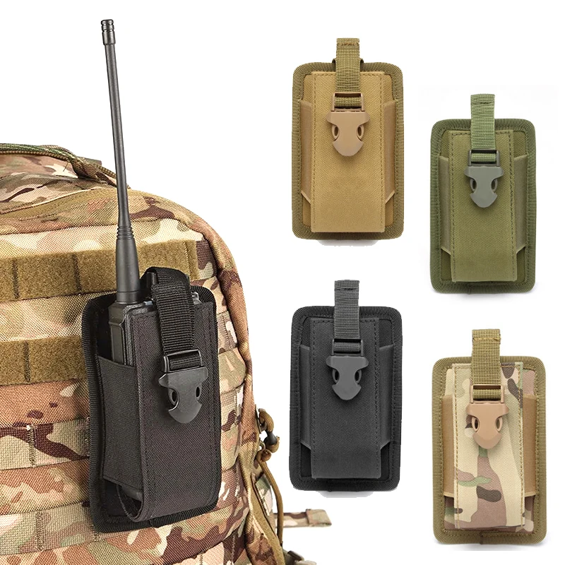 

Tactical Radio Holder Radio Case Molle Radio Holster Military Radio Bag for Walkie Talkie Accessory Belt Pouch Waist Bag