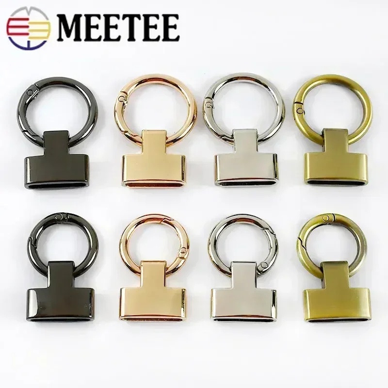 QUARKZMAN Fibbie Scorrevoli Tri-Elica In Metallo - 8 Pezzi, 25 Mm, Tono Oro, Per Cinturini E Zaini