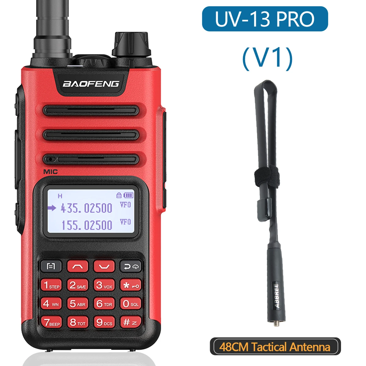 2022 Baofeng UV-13 PRO Walkie Talkie 10W 8800mAh Type-C USB Dual Band Transceiver Ham Radio UV-10R 13PRO Amateur CB Radio UV-5R walkie talkie 10 km Walkie Talkie