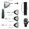 Fishing Landing Net Telescope Foldable Collapsible Extensible Fishing Net for Bird Fish Catch Release with Glove and Storage Bag 2