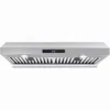 Tieasy 800CFM Kitchen Under Cabinet 3-Speed Remote Control with LED Lights Cook Vent Range Hood US0775BTR 1