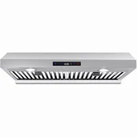 Tieasy 800CFM Kitchen Under Cabinet 3-Speed Remote Control with LED Lights Cook Vent Range Hood US0775BTR 1