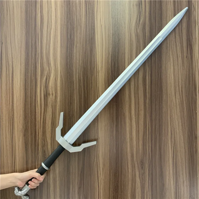 Cosplay Sword Cosplay Prop Cosplay Toy Cosplay Wild Hunt Sword Geralt of Rivia Sword Exotic Beasts White Wolf Weapons Prop Role Play PU Rubber Model Gift