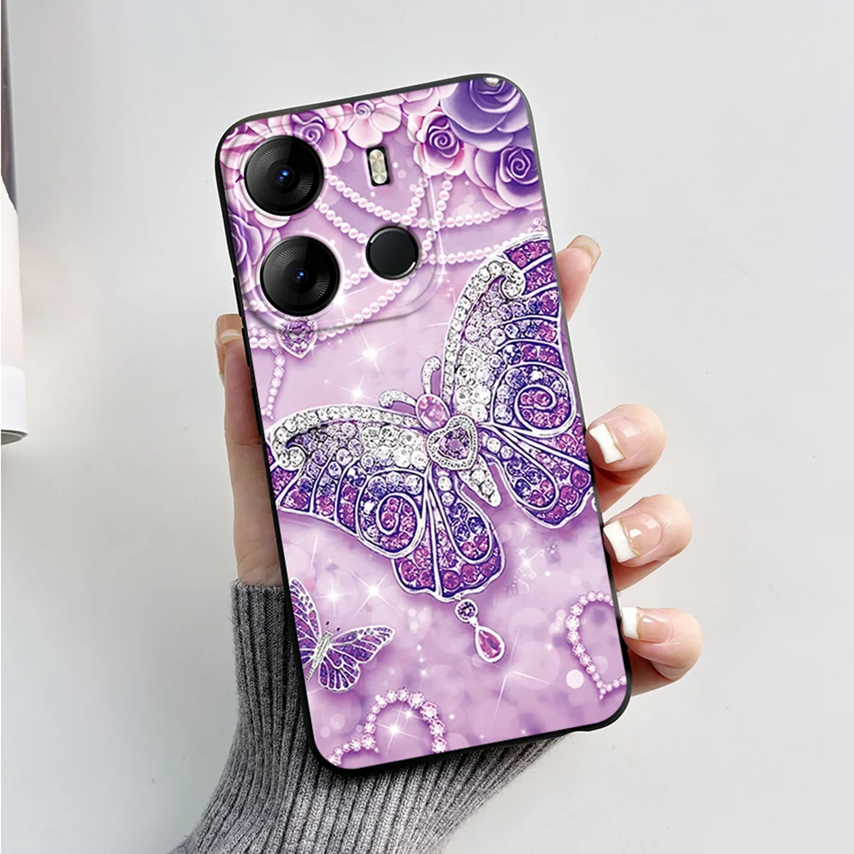 Luxury Marble Soft Silicone Phone Case - Tecno Pop 7 Series