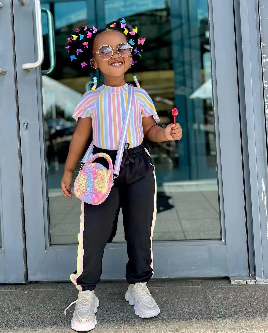 

Summer Baby Girls Clothes Set KIds Clothes Short Sleeves Top And Pants Two Piece Suits T-shirt Cotton Pants Children Clothing