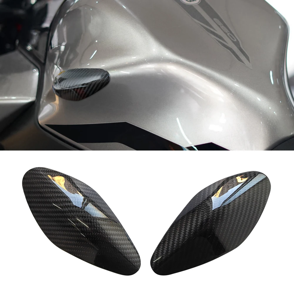 Kawasaki Z650 2017-2026용 탄소 섬유 연료 탱크 커버 보호대