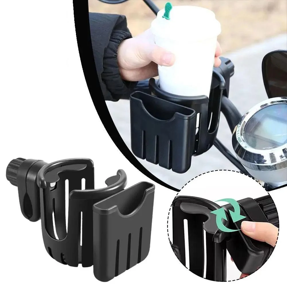 Baby Stroller Handlebar Drink Holder Phone Support Kids Pram Milk Stand For Bottle Bracket Motorcycle Handle Bar Drink Holder