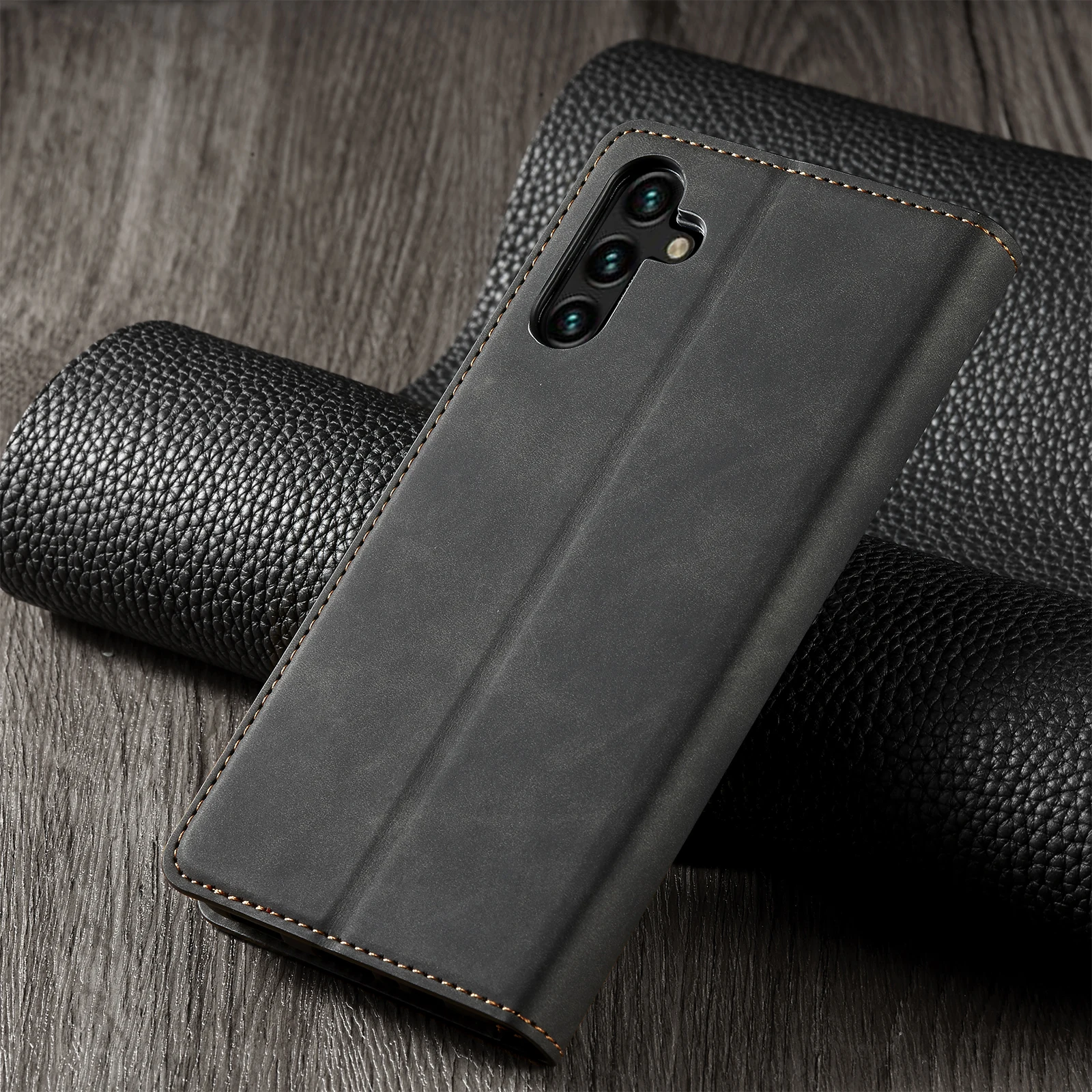 Leather Flip Wallet Phone Case