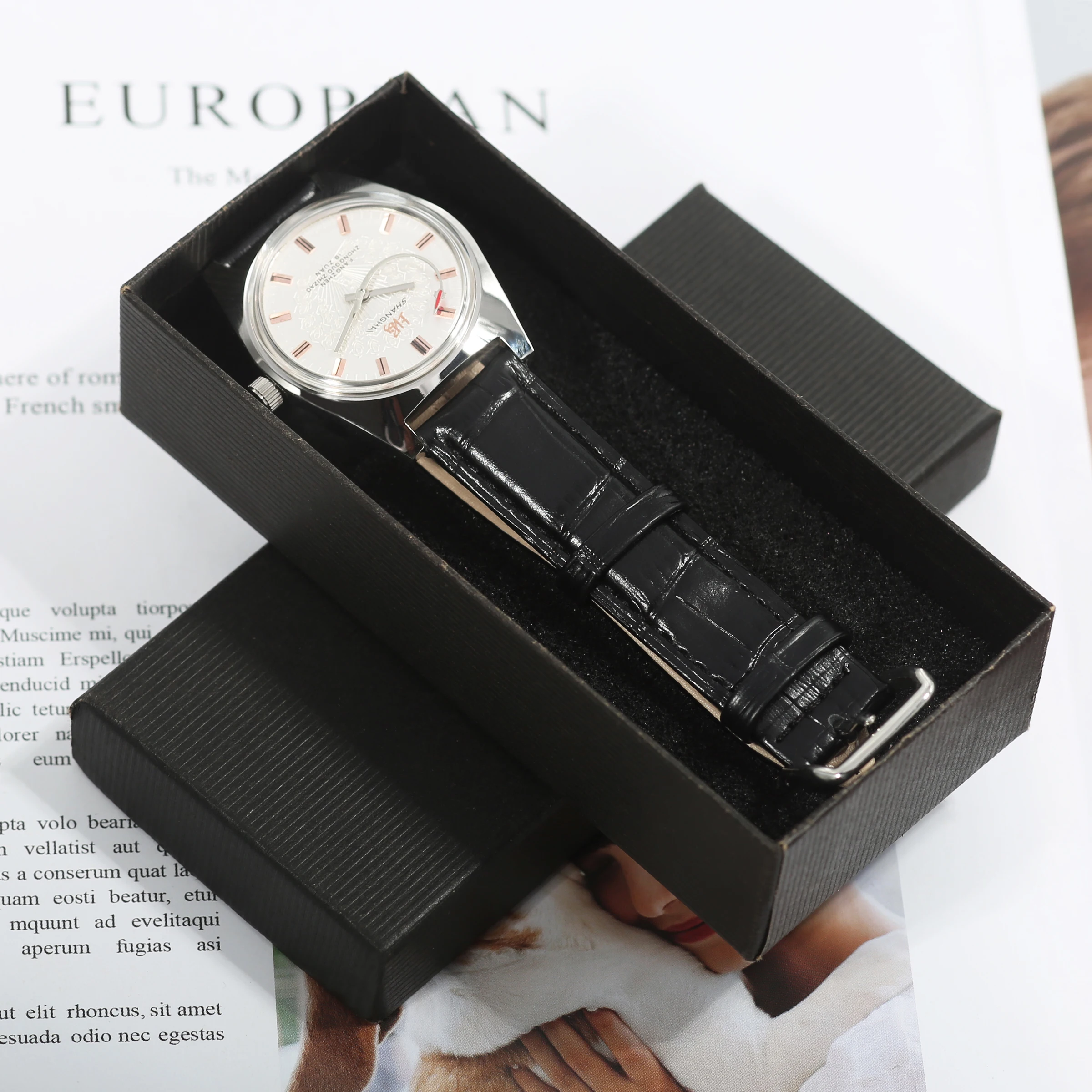 Men's Mechanical Watch 7120 36mm Manual Winding Waterproof Shanghai Chinese Daily Office Wear Birthday Holiday Gift Wholesale - 5