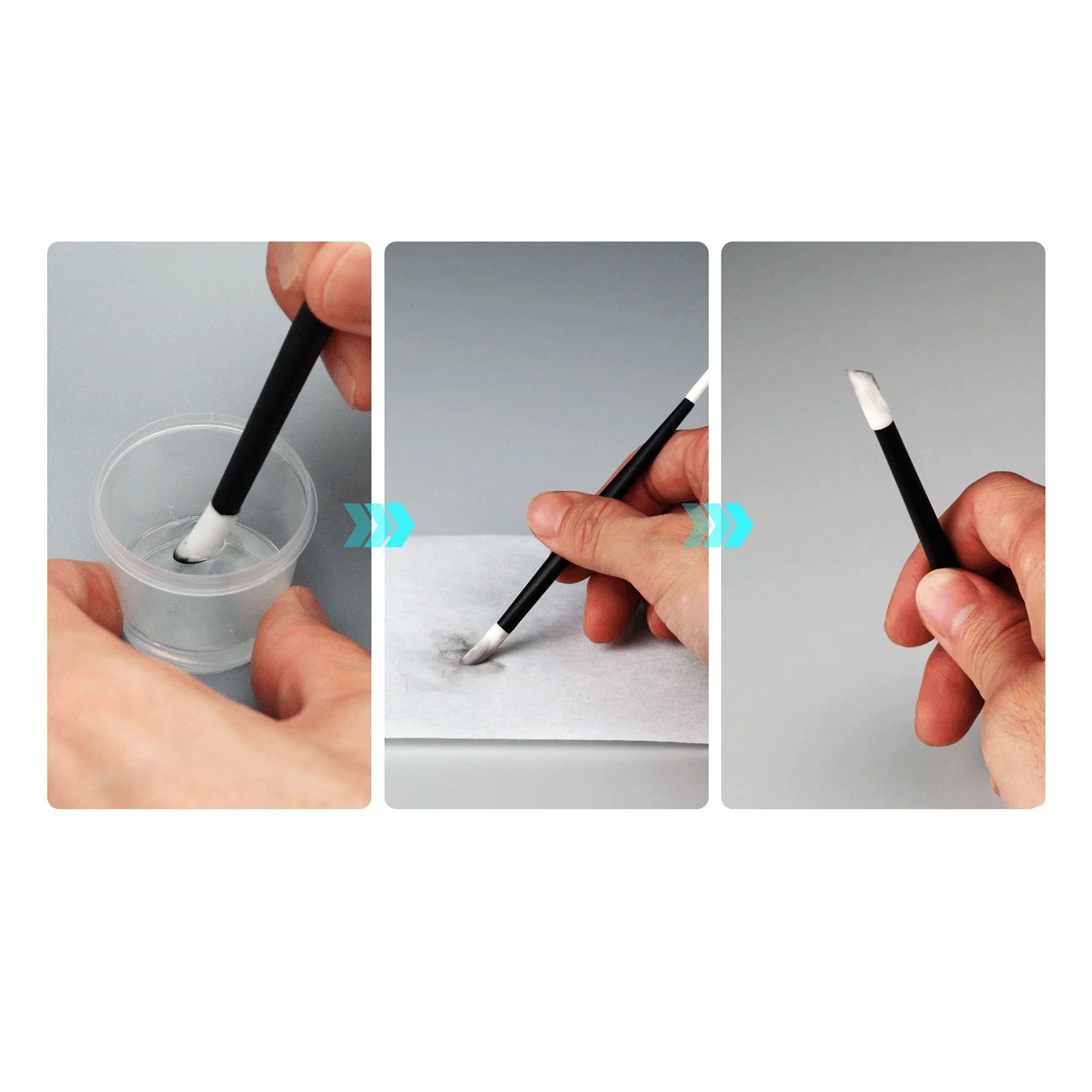 Cleaning Tools DSPIAE PT-WP Water Wash Revival Double Head Wiping Rod Model Aging Infiltration Line Washing Stains Traceless cleaning tools