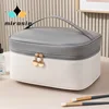 MIROSIE-Large Capacity Makeup Organizer with Separate Compartments, Stylish Multi-functional PU Travel Toiletry Bag, Makeup Bag 6