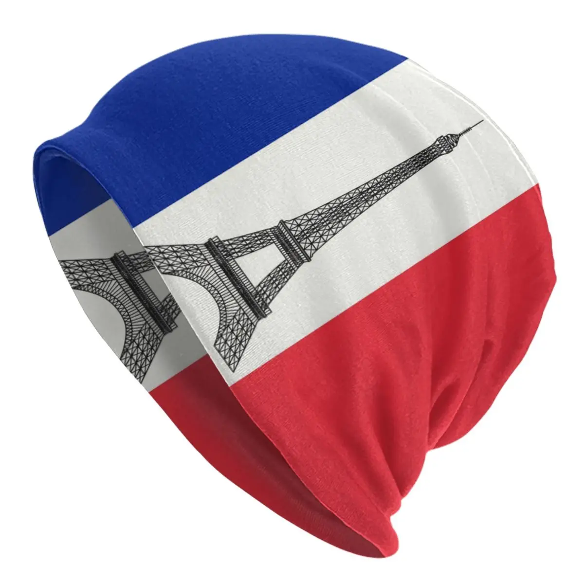 

Flag Of France Bonnet Hats Fashion Knitted Hat For Women Men Warm Winter French La Tour Eiffel Skullies Beanies Caps