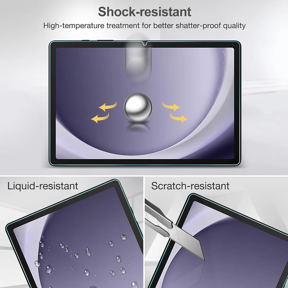 Premium Tempered Glass Screen Protector (2-Pack) for Samsung Galaxy Tablets