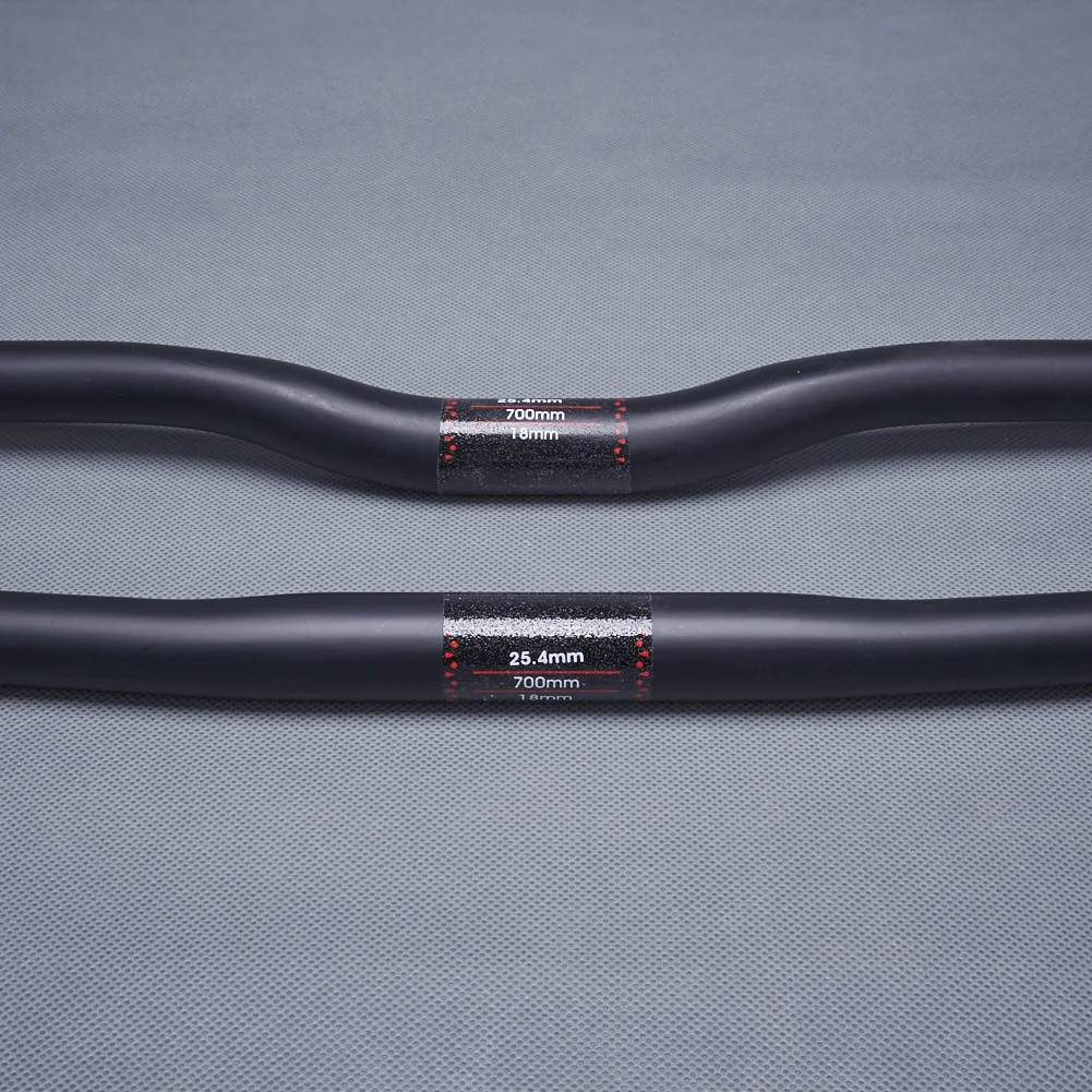 Black Matte Carbon Handlebar 25.4mm MTB Bicycle Handlebar For Bike Kids' Folding BMX Mountain Handle Bar 480mm-700mm