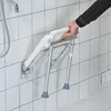Accessible Wall Mounted Folding Chair for Adult Adjutable Shower Chair,Leg Supported Shower Stool, Disability Aids Toilet Stools 5