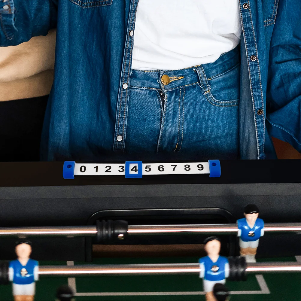 4 Pcs Table Football Counter Clear Display Durable Plastic Compact Design Soccer Tables Foosball Accessories Unit