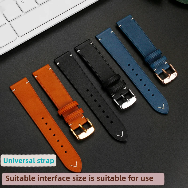 Adatto Per La Serie Di Specialità Omega Orologio Classico In Pelle Vintage Con Catena Per Orologi Ck859 Roll King 511.12.39 522.52.39