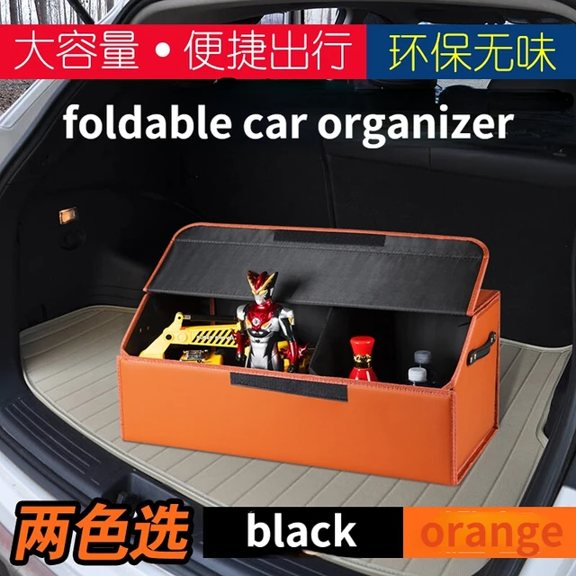 Boîte de rangement pour coffre de voiture, accessoires de voiture, boîte  arrière de voiture, boîte de rangement, organisateur pliant de voiture,  organisateur universel de stockage, boîte de rangement - AliExpress