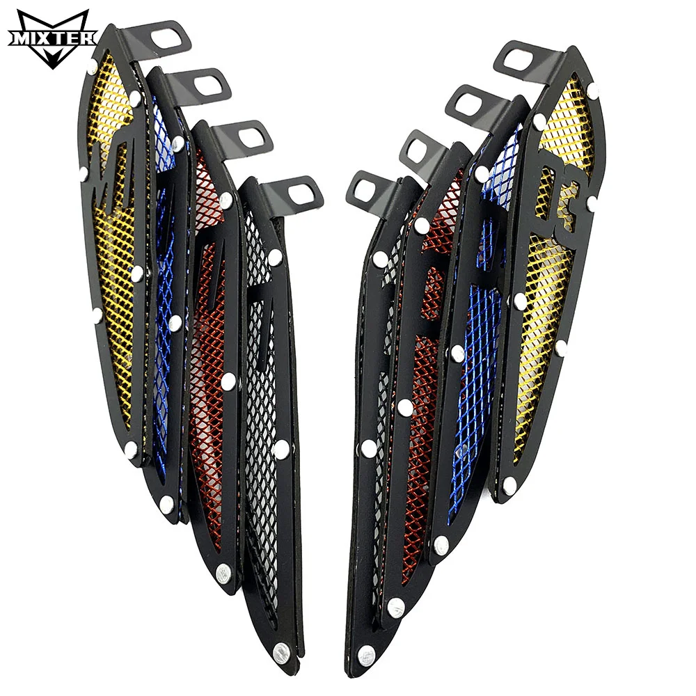 Motorcycle Fuel Tank Air Intake Mesh Inlet Decorative Guard Cover