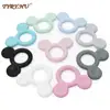 TYRY.HU 1PC Cartoon Mickey Baby Silicone Teether Teething Animal Rodent DIY Baby Teething Necklace Toy Food Grade Silicone Toys 1