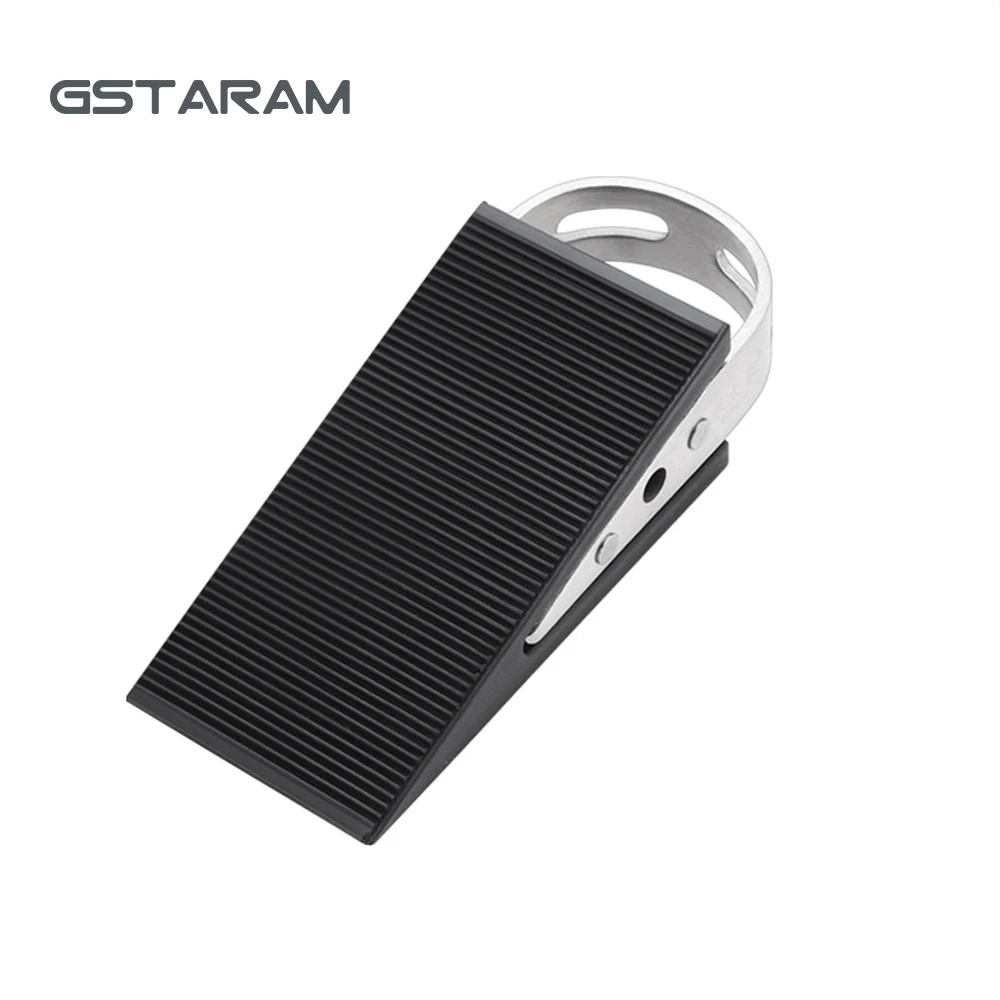 Non-Slip Stainless Steel Hidden Door Stop for Wooden and Glass Doors