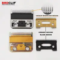 BRDCLIP Blade Original Replaceable Cutter Head for 2020C Madeshow M10 M5 Hair Clipper Titanium Plated Ceramics Blade 2