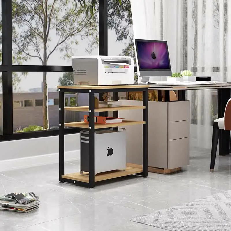 75 Cm High Desktop Computer Host Storage Rack Office Printer Storage Rack Computer Desk Layered Host