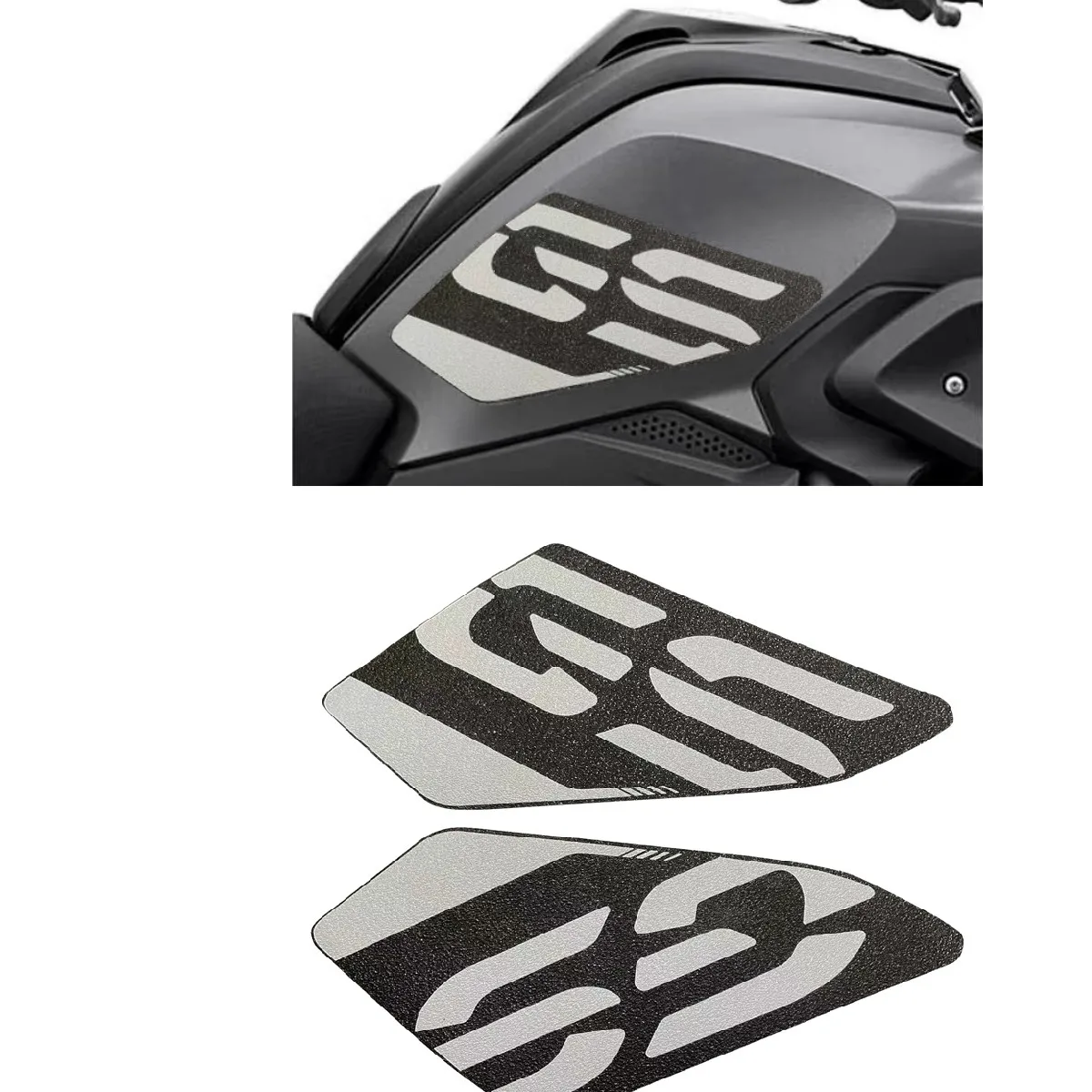 Motorcycle Accessorie Side Tank Pad Protection Knee Grip Traction for BMW Motorrad R1200GS HP 2019-2022 R1250GS 2019-2022 for bmw motorrad r1200gs 2014 2018 r1250gs adv 2019 2022 sticker motorcycle accessorie side tank pad protection knee grip