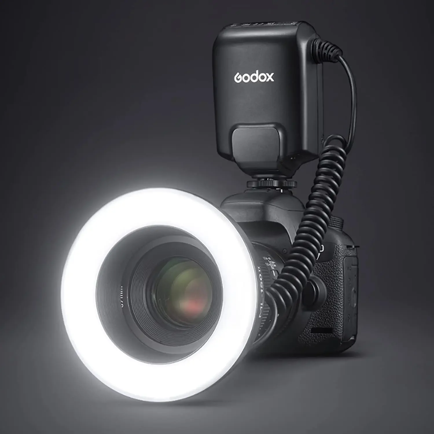 Godox ML-150II ML150II Macro LED Ring Flash Speedlite GN12 5800K&plusmn;200K for Sony Canon Nikon Fuji Olympus Panasonic DSLR Cameras