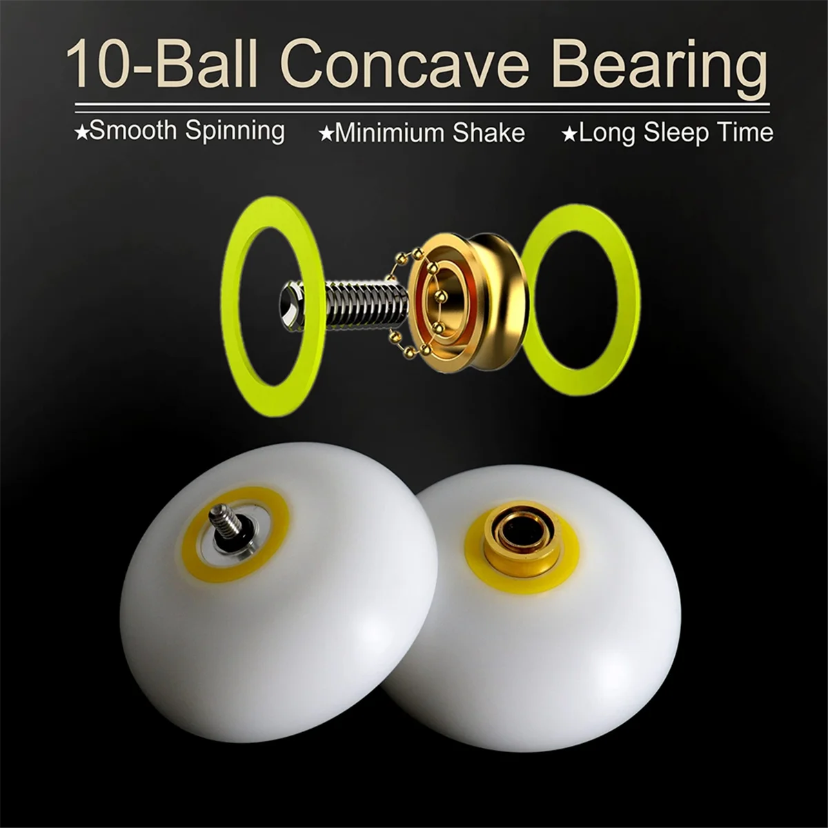 LESHARE Yoyo Magic Yoyo Professional No-Response Spinning Ball Ball Bearing