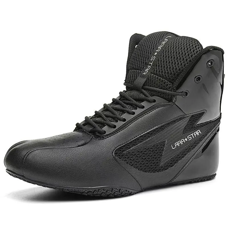 Mens Womens Indoor Fitness Training Wrestling Shoes Multi-color Wearable Sports Shoes Non-slip Lightweight Boxing