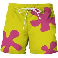New Summer 3D Anime Patrick Star Board Shorts Trunks Quick Dry Beach Swiming Shorts Women Men Hip Hop Short Pants Beach clothes - Image 2