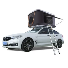 Tente de toit entièrement automatique, Double porte-bagages de voiture Suv, extérieur, coque dure, tente pliante