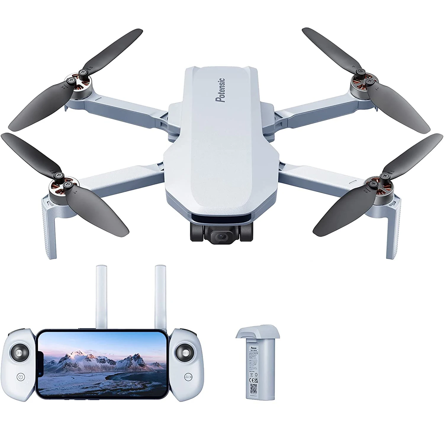 Potensic Mini Drone 4K Camera Drones Follow Me GPS RC Quadcopter Remote  Control Helicopter Circle Fly Dron for Kid Toys Travel - AliExpress