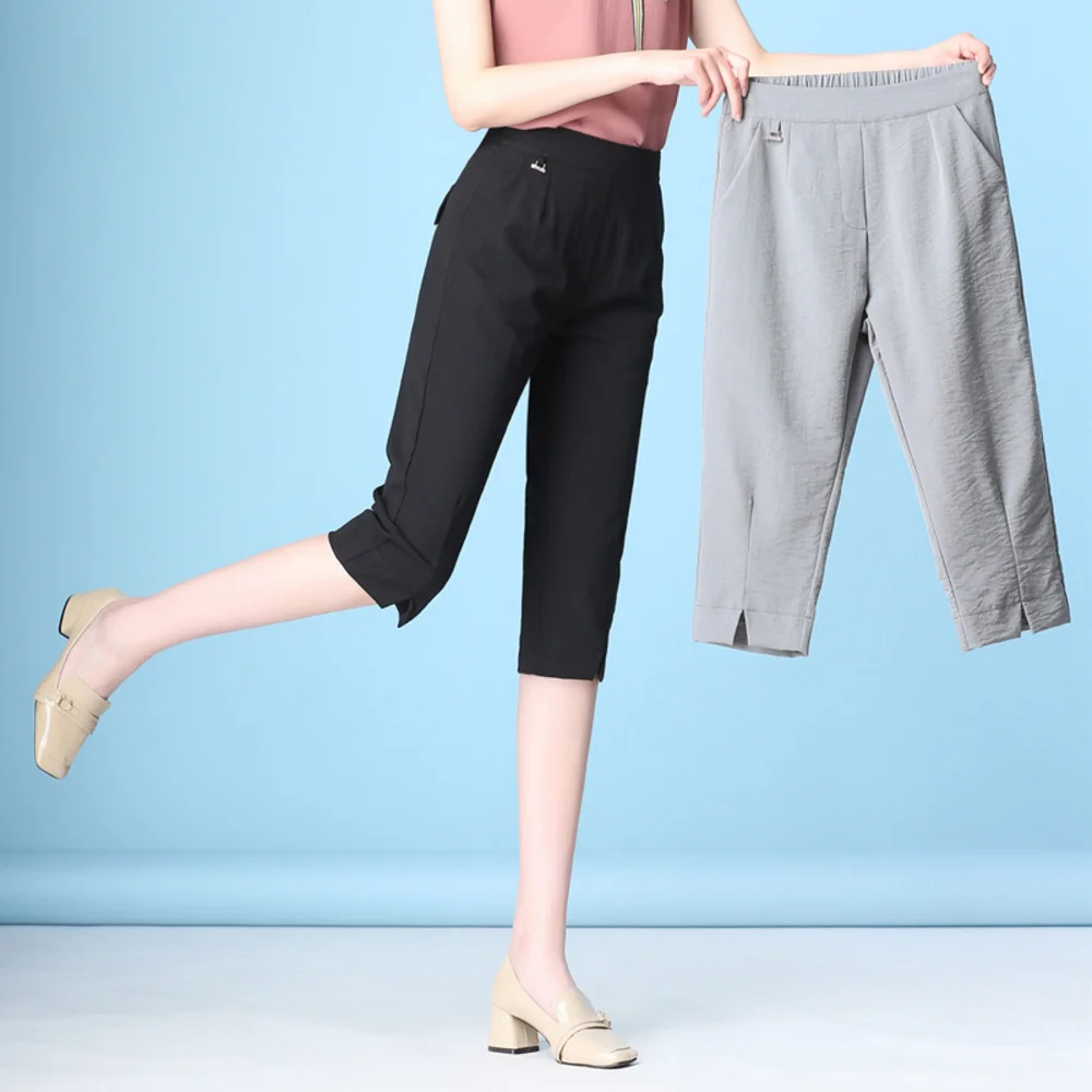 Clothing Manufacturer Wholesale Custom Women Open Bottom French Terry  Cotton Jogger Sweatpants 3 Quarter Pants and Trousers for Women - China  Custom Jogger and Custom Pants price | Made-in-China.com