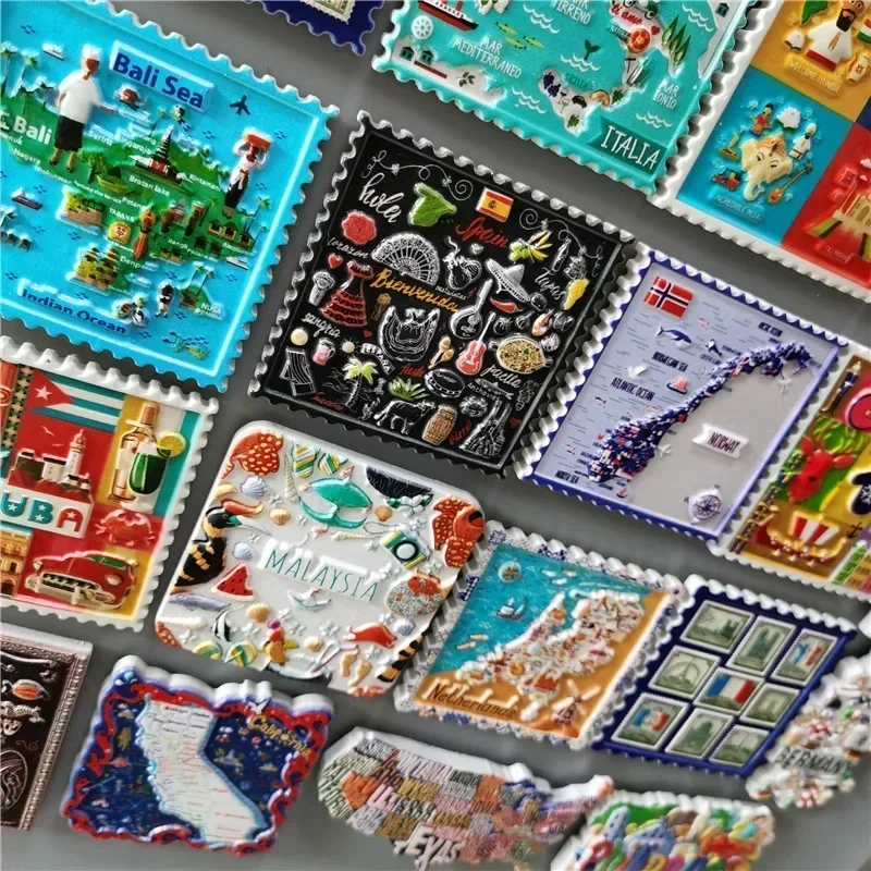World Tourism Fridge Magnets Japan USA Australia Philippines Holland Spain Netherlands Sweden Malaysia Refrigerator Stickers, magnetic fridge magnets,magnetic sticker,magnetic fridge stickers