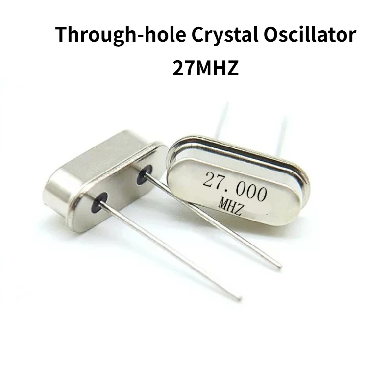 HC-49S DIP 패시브 석영 크리스털 발진기 27MHz 스루홀 크리스털 공진..