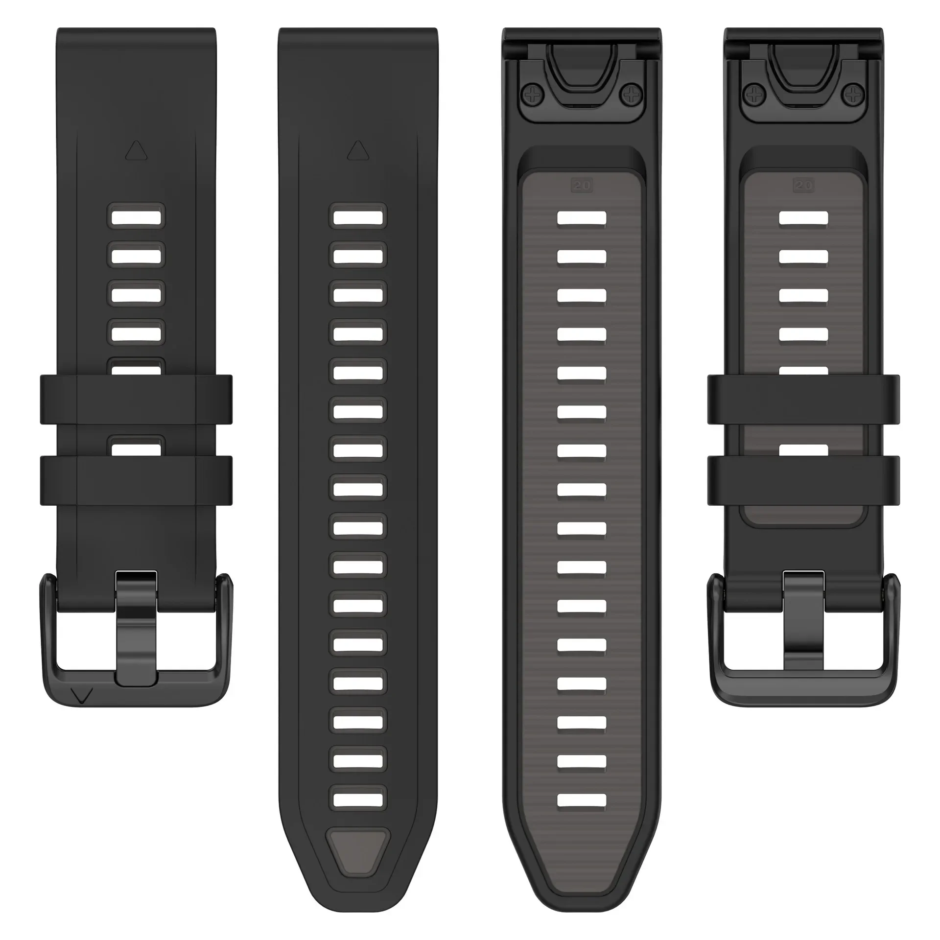 Quick Fit Silicone Strap - Durable Bracelet Wristband