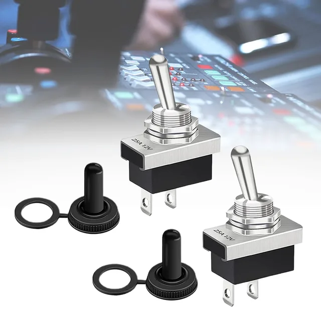 Toggle Switch KN3D-101 Toggle Switch 2Pcs On/Off 12V 25A