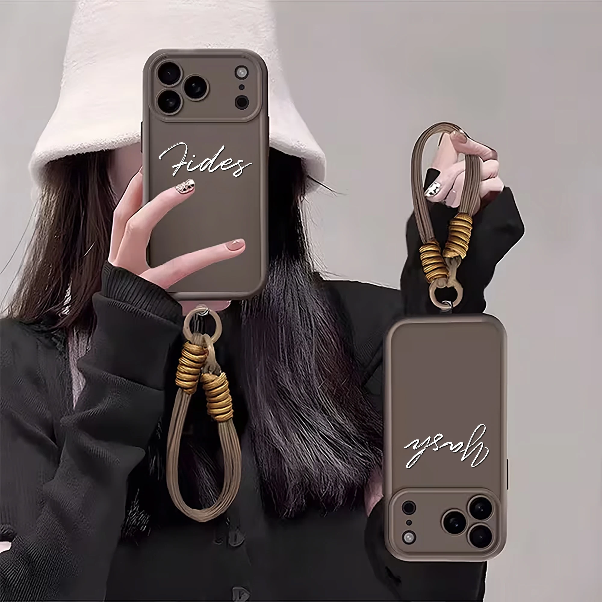 Personalized Custom Name TPU with Lanyard Phone Case For iPhone thumbnail 7